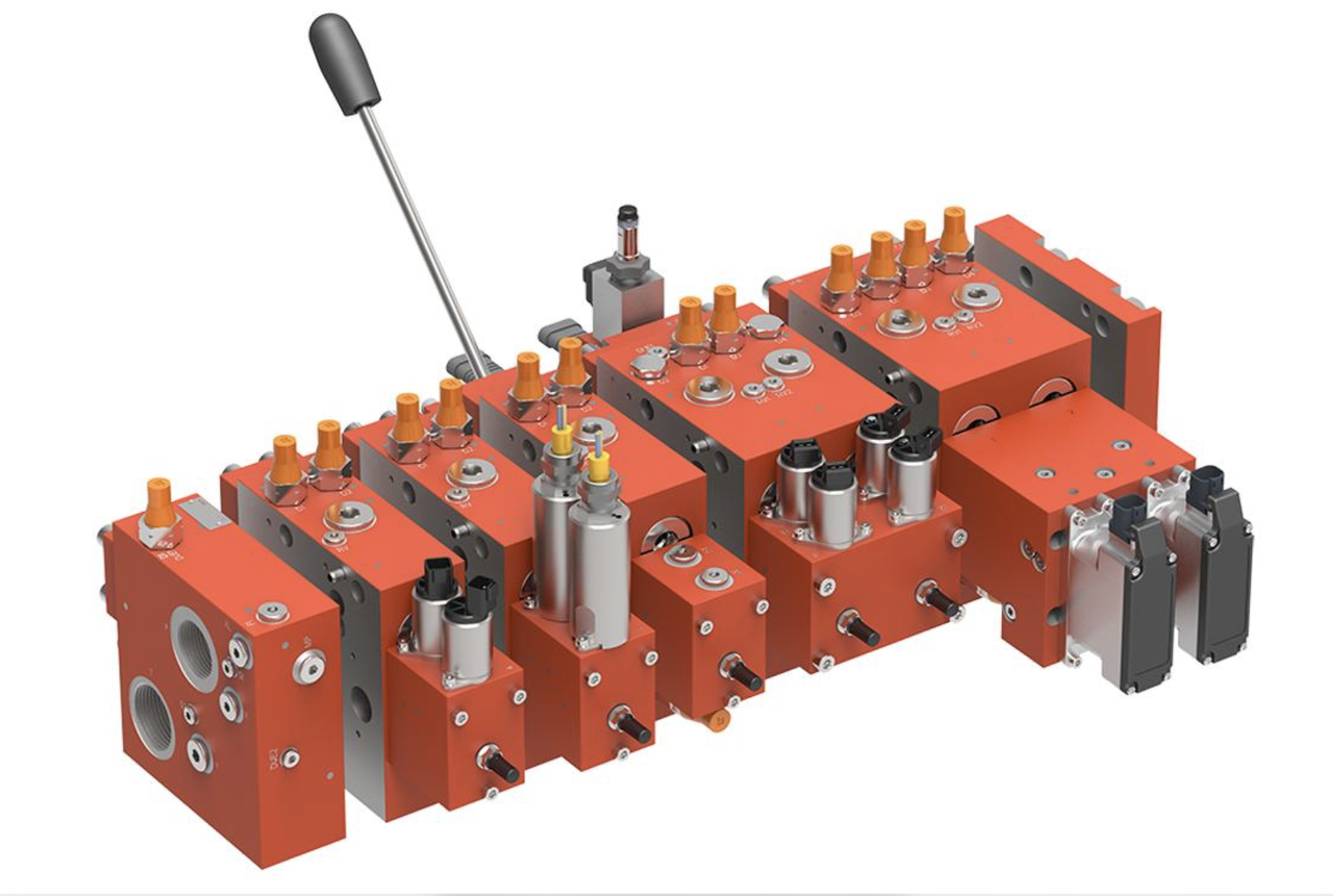 Illustrates the engineering complexity and application-specific nature of Bucher Hydraulics‘ product portfolio.